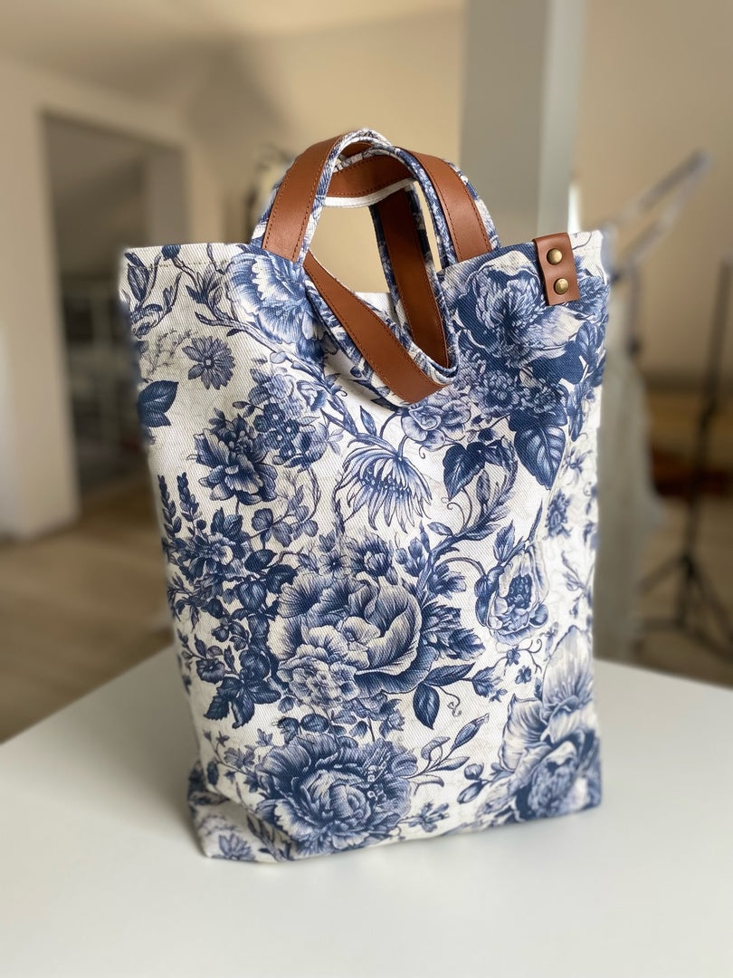 TOTE BAG, Toile de Jouy