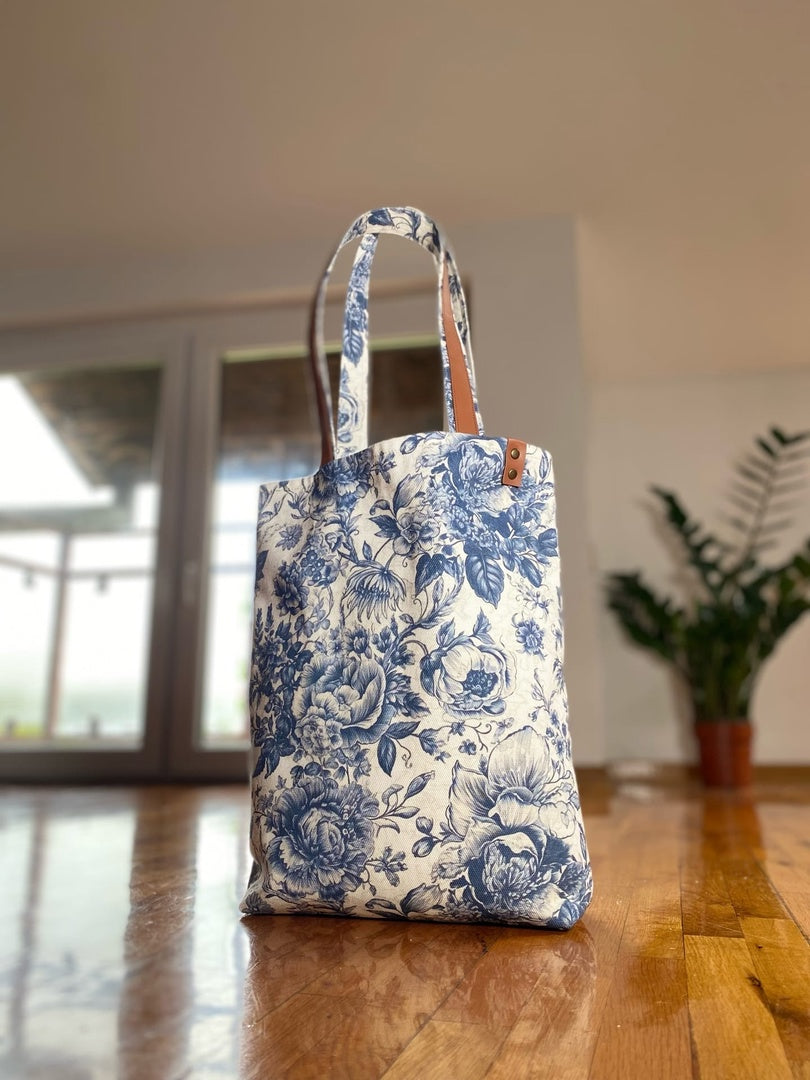 TOTE BAG, Toile de Jouy