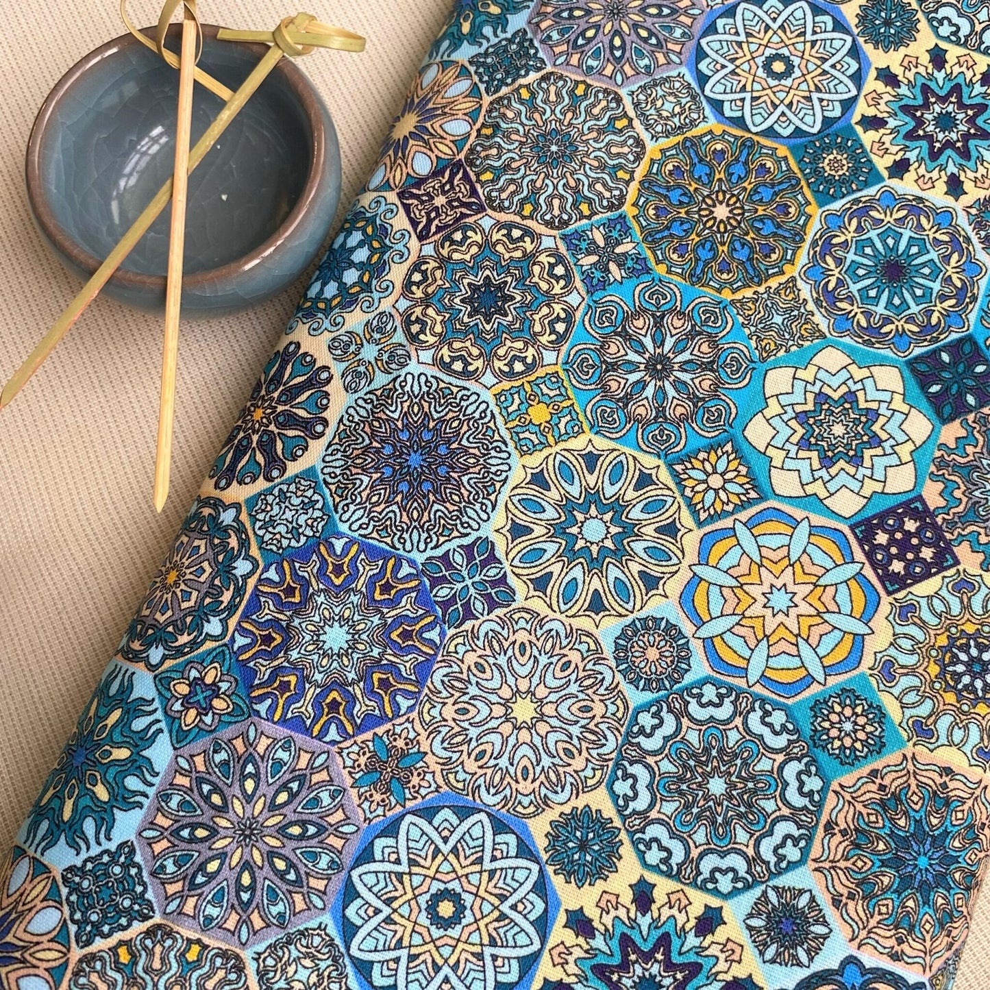 MOSAIC TURKUOISE - 100% pamuk