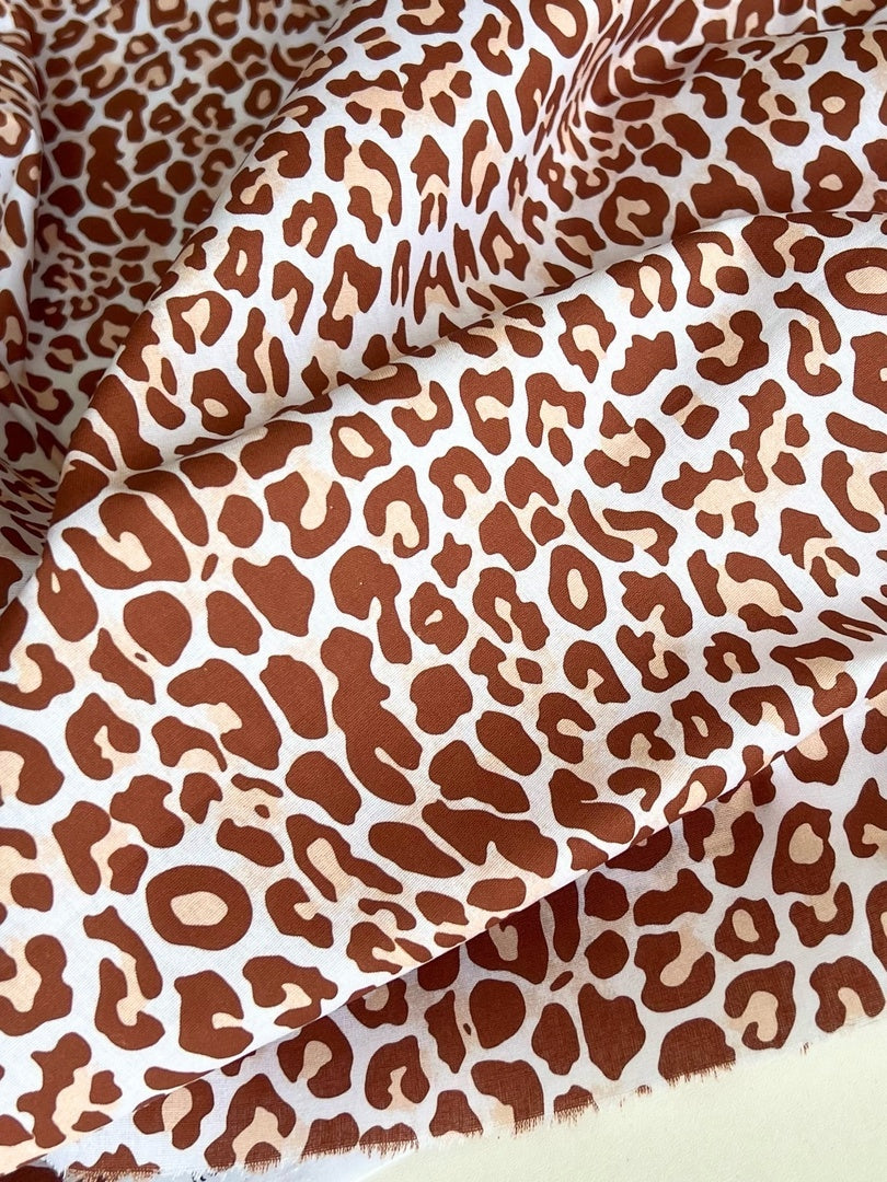 LEOPARD BRAUN- 100% pamuk