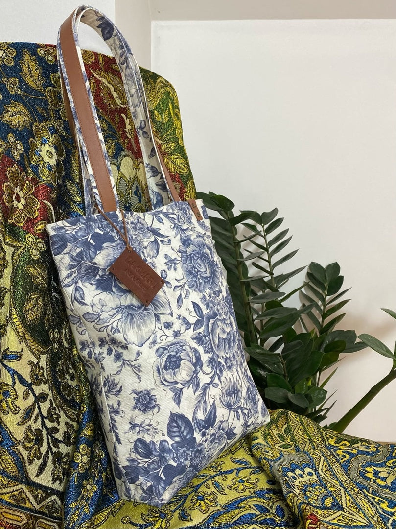 TOTE BAG, Toile de Jouy