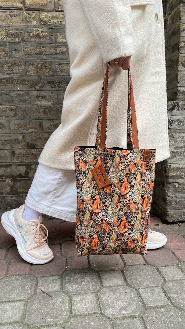 WILLIAM MORRIS, TOTE BAG - FOX