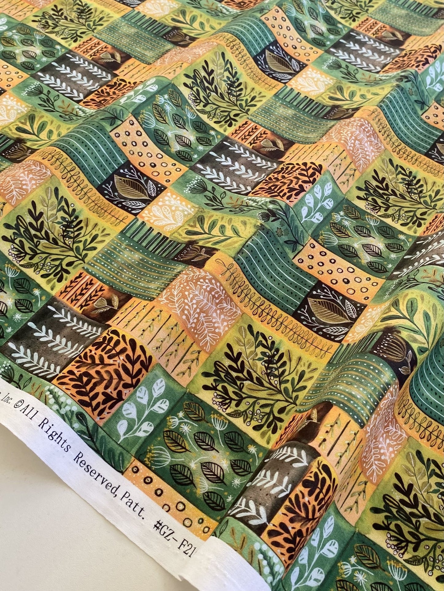 BOTANIC PATCHWORK, 100% pamuk