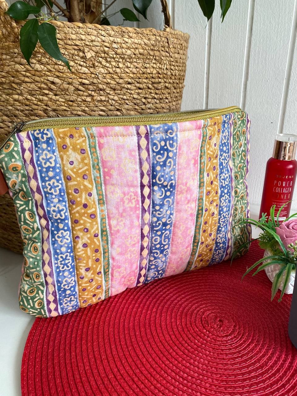 ROZE-PLAVE PRUGE - 100% pamuk