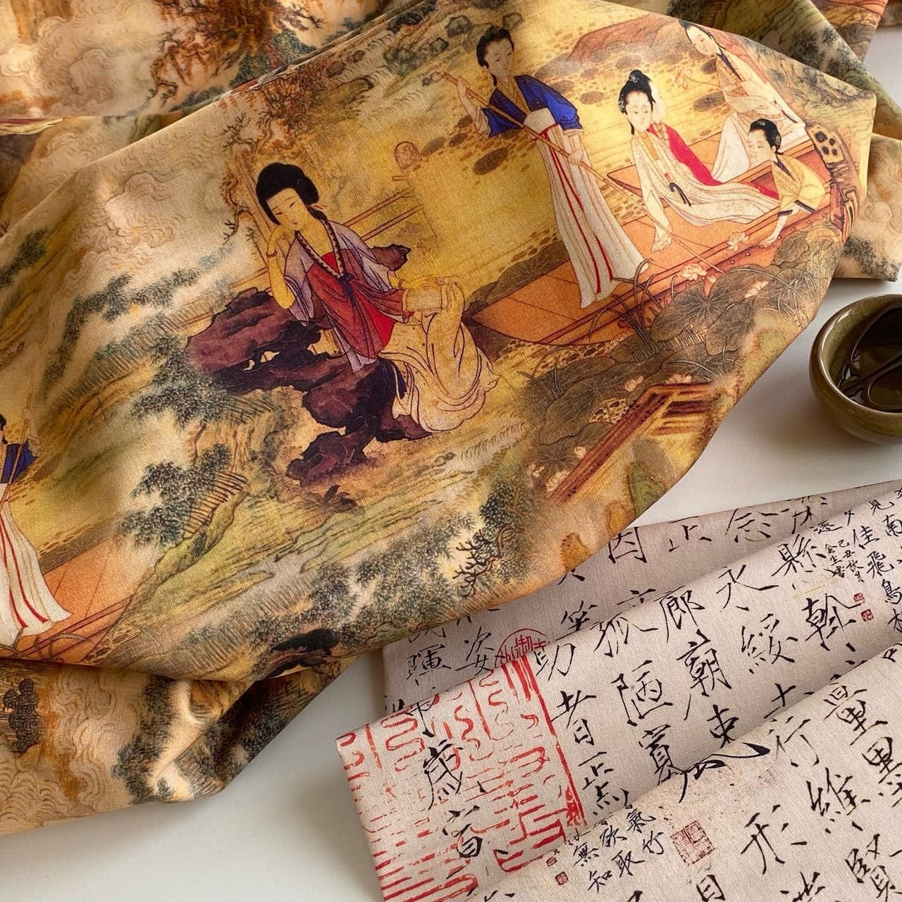 CHINESE LADIES - 100% pamuk