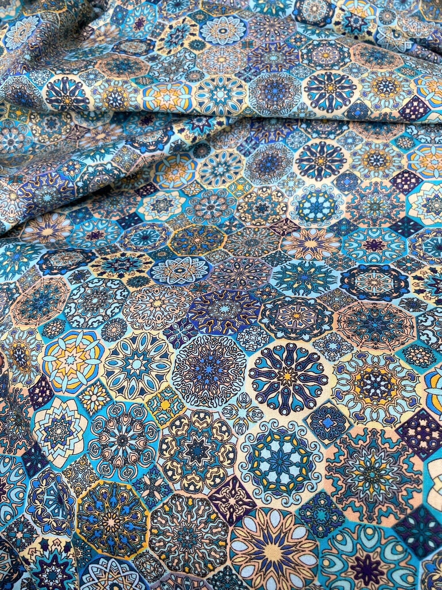 MOSAIC TURKUOISE - 100% pamuk
