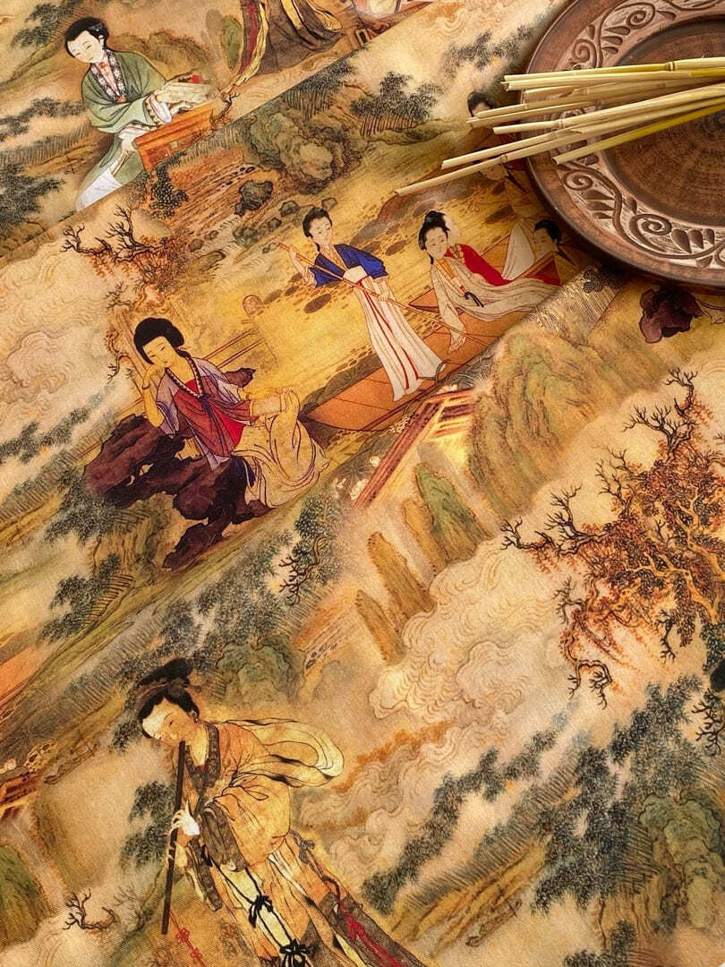 CHINESE LADIES - 100% pamuk