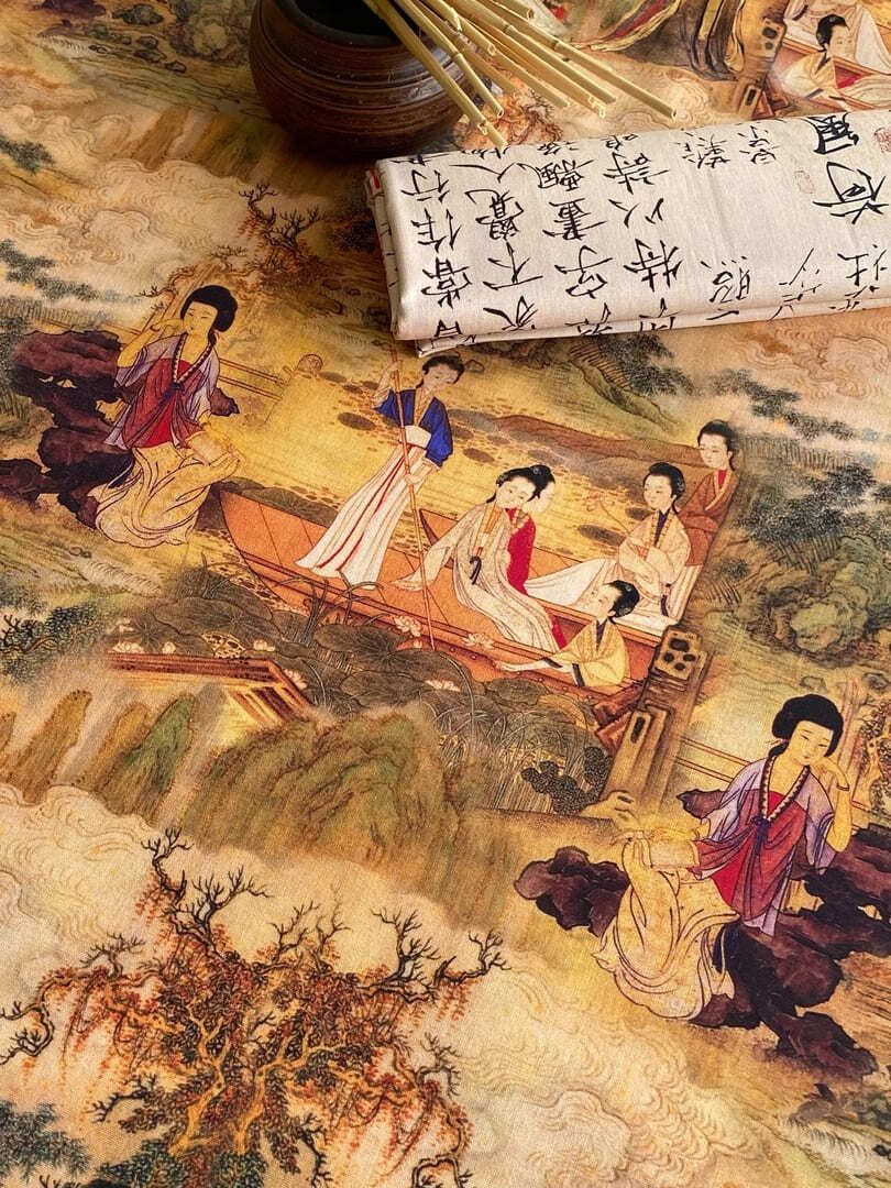 CHINESE LADIES - 100% pamuk