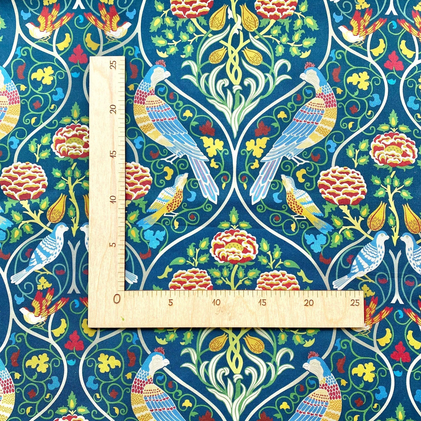 Seasons by May, William Morris, blue, 100% pamuk