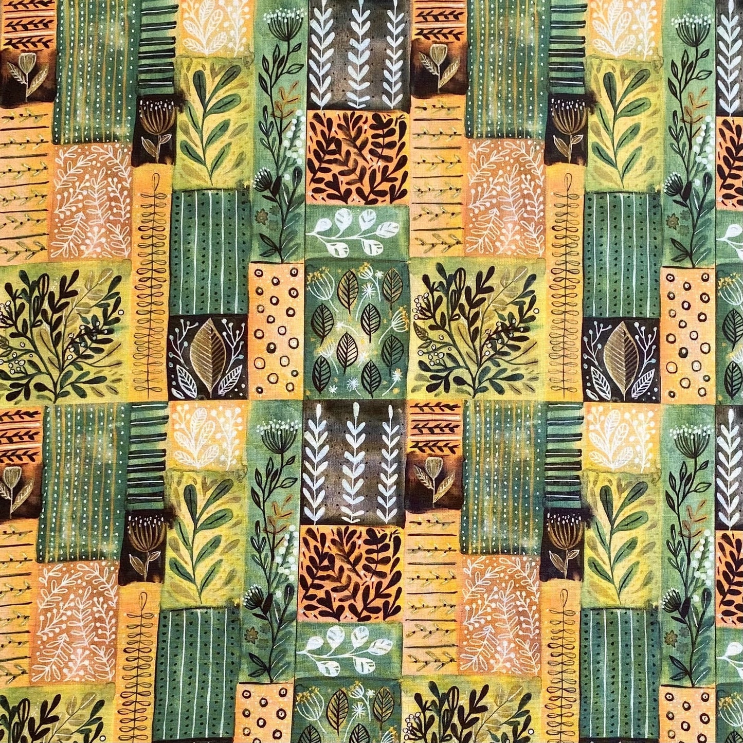 BOTANIC PATCHWORK, 100% pamuk