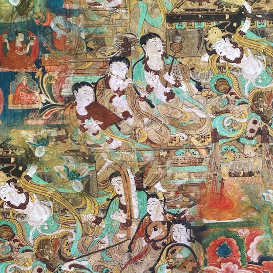 DUNHUANG FRESCO, 100% pamuk