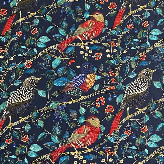 MOSAIC BIRDS - 100% pamuk