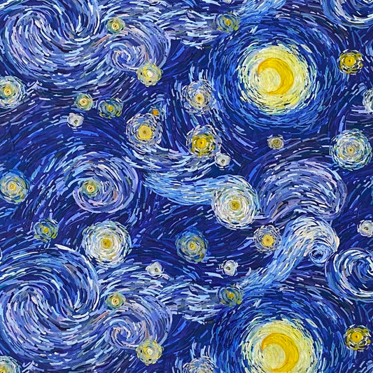 VAN GOGH, STAR NIGHT - 100% pamuk