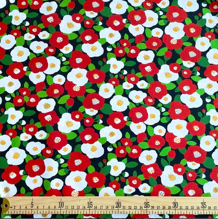 BELO I CRVENO CVEĆE - 100% pamuk