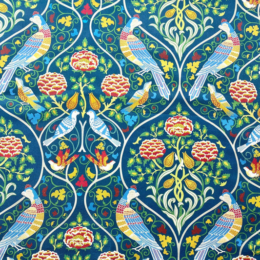 Seasons by May, William Morris, blue, 100% pamuk