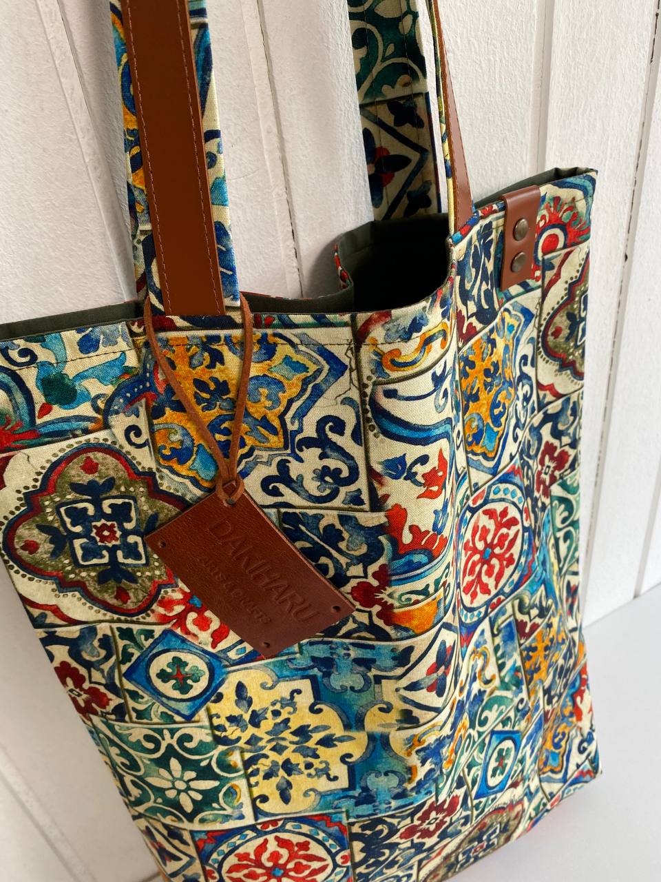 MARAKESH BRIGHT- TOTE BAG