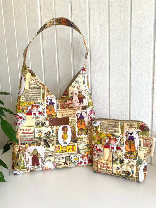 SET PAPIRNA MODA, TORBICA I NESESER