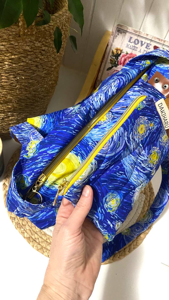 VAN GOGH, STAR NIGHT - SET TORBA I NESESER