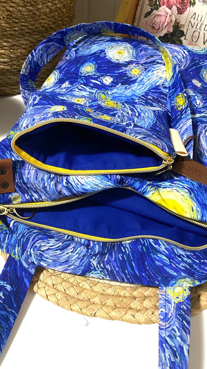 VAN GOGH, STAR NIGHT - SET TORBA I NESESER