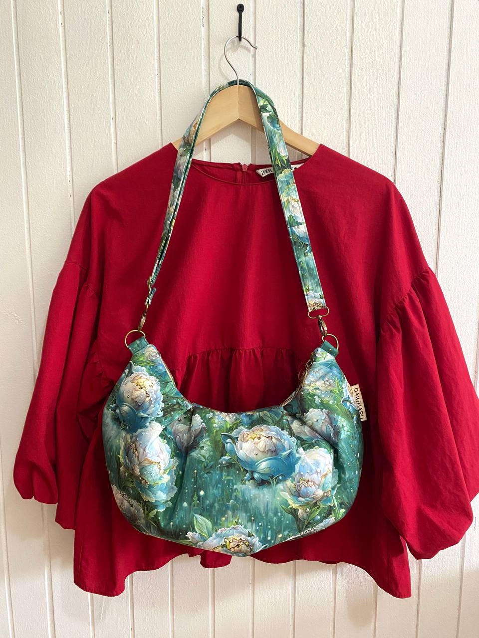 TORBA KROASAN U UVEĆANOJ VELIČINI - ZELENA FANTAZIJA