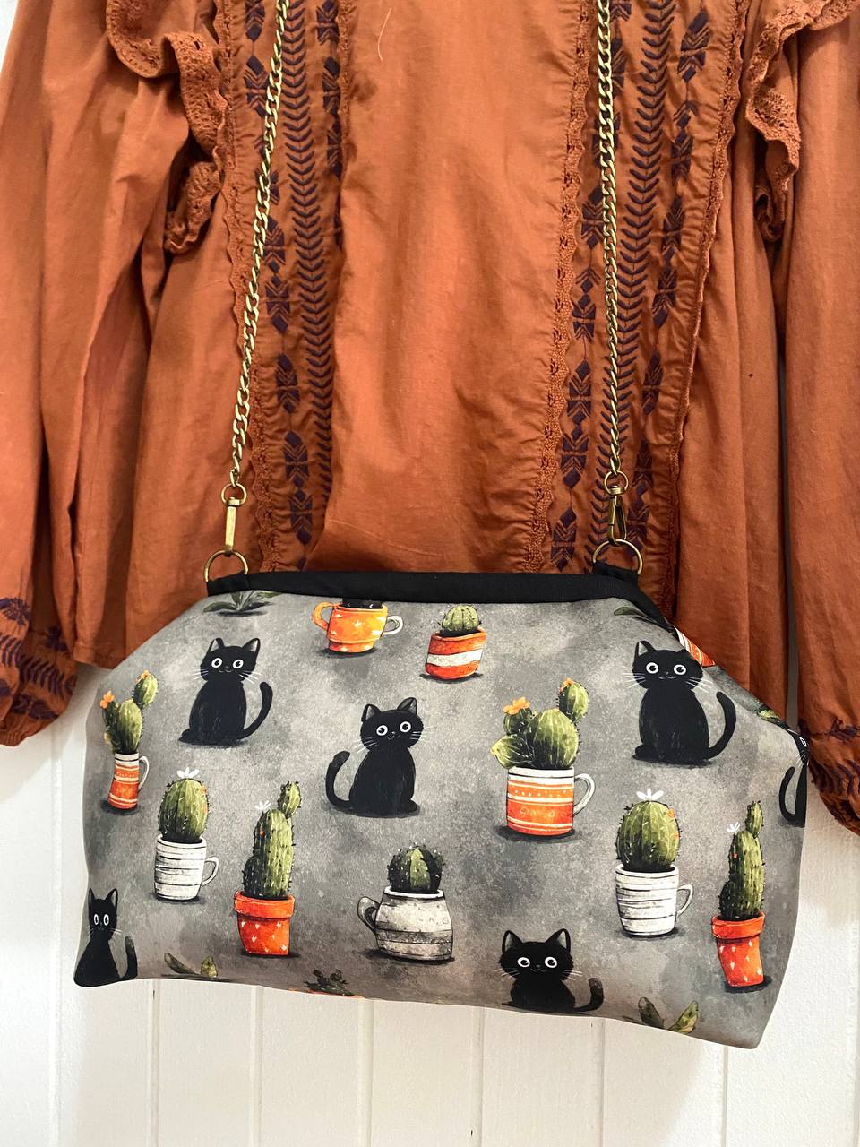 TORBA - MALI MAČIĆI I KAKTUSI, MODEL POUCH