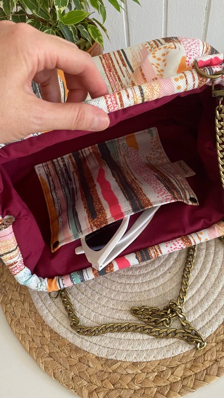 TORBA, APSTRAKTNE PRUGE,  MODEL POUCH