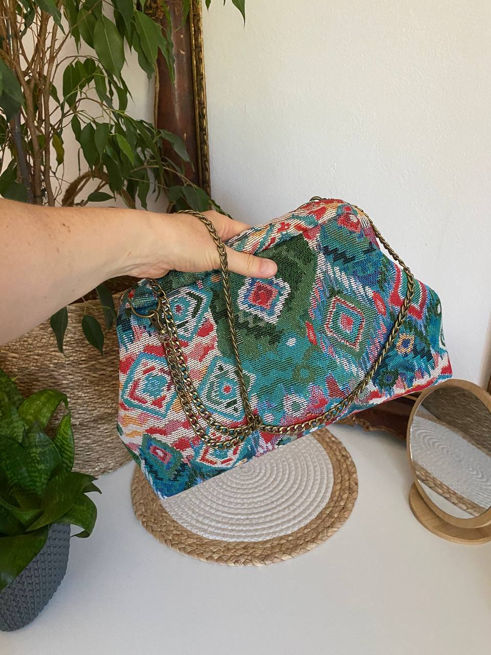 POUCH - Tirkizni mozaik